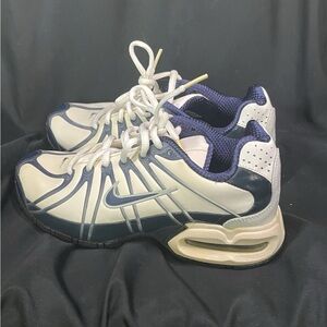Nike Air Max Torch 4 Boys 6Y Navy Blue & White Retro Runners W7.5 Sneakers Shoes
